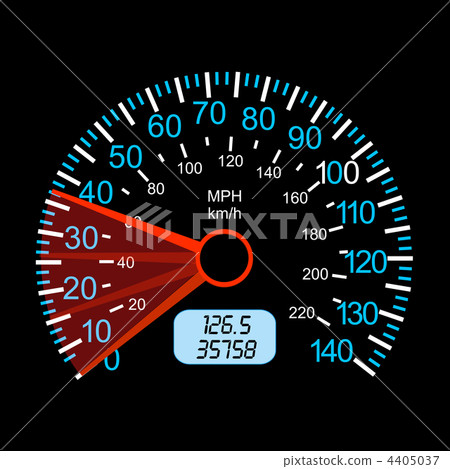 car speedometer for racing design. 4405037