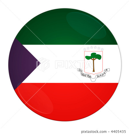 Equatorial Guinea button with flag Equatorial Guinea button with flag 4405435