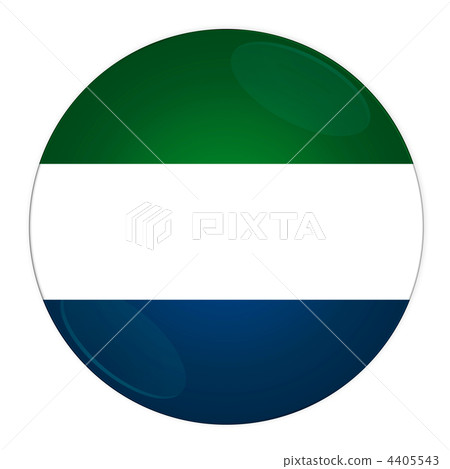 Sierra Leone button with flag - Stock Illustration [4405543] - PIXTA