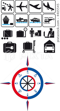 Travel icons-插圖素材 [4405545] - PIXTA圖庫