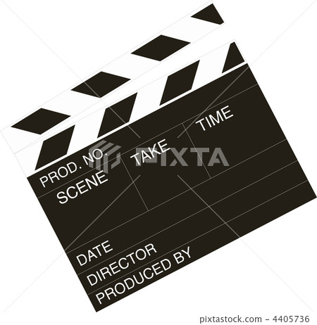 Movie director clapper-board 4405736