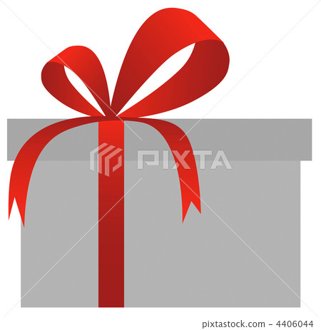 Vector red gift box 4406044