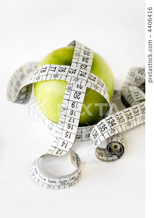 Apple with a centimeter 4406416