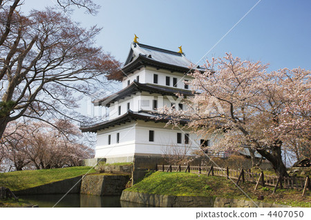 松前城 城堡廢墟 城堡塔樓 4407050