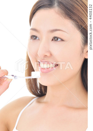 潔白的牙齒 牙膏 牙粉 4408132
