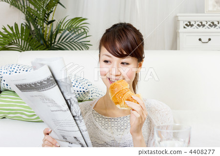 早餐 日常生活 女生 4408277