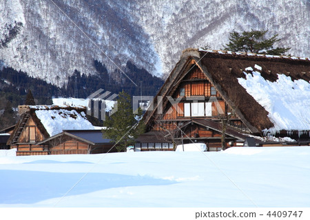 Winter Shirakawa Town 4409747