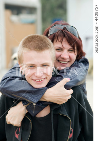 mother and son mother and son 4409757