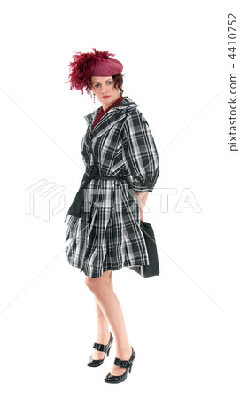 the woman is with a bag 4410752