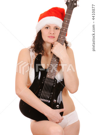 santa claus with guitar santa claus with guitar 4410877