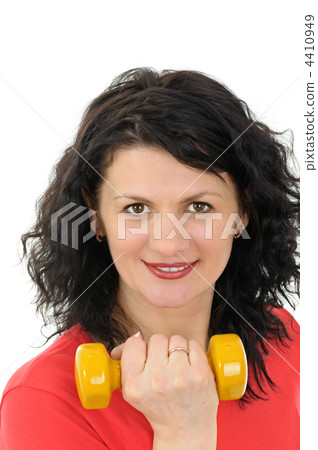 woman with dumbbells woman with dumbbells 4410949