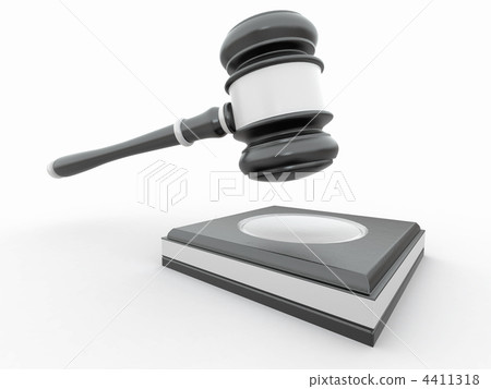 Judge gavel on white isolaed background Judge gavel on white isolaed background 4411318