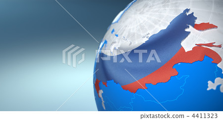 Map of the Russia on Earth Map of the Russia on Earth 4411323