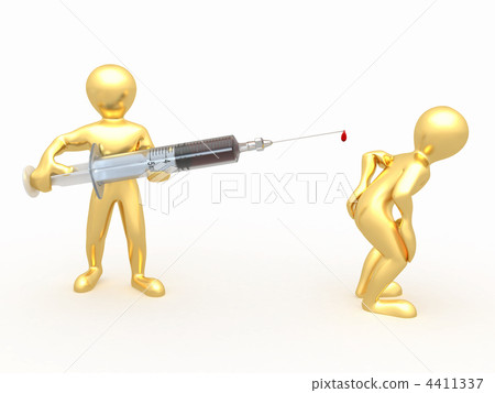 Men with syringe Men with syringe 4411337