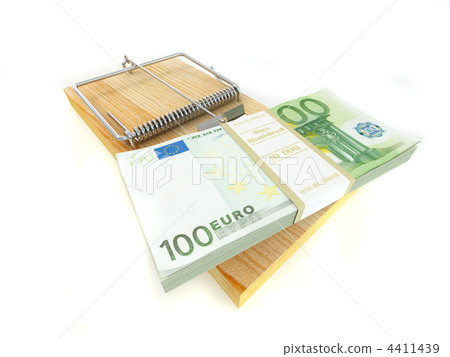 Mousetrap with euro Mousetrap with euro 4411439