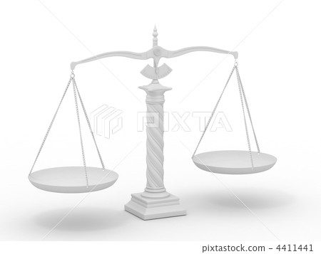 Symbol of justice. Scale Symbol of justice. Scale 4411441