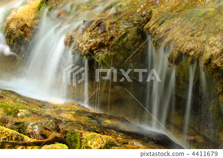 Waterfall Jur-Jur in Cremea. 4411679