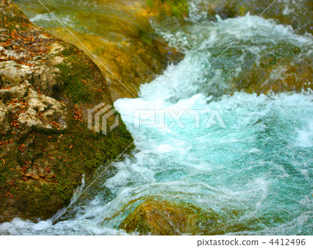 Waterfall Jur-Jur in Cremea. 4412496