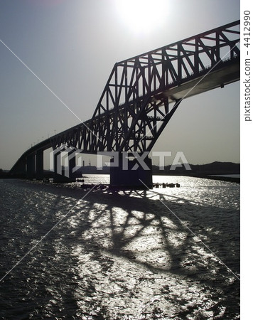 Gate Bridge has become a new sight in Tokyo harbor 4412990