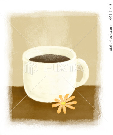 Coffee and flowers Coffee and flowers 4413169