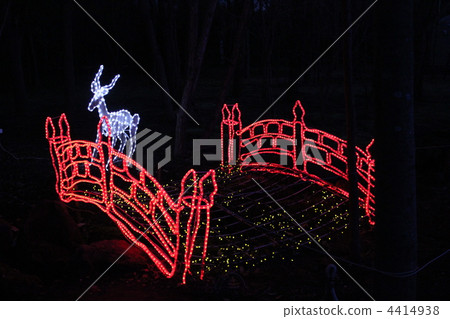 Illumination of the Aso Farmland star Illumination of the Aso Farmland star 4414938