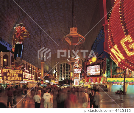 Night view of Las Vegas Fremont Street 4415115