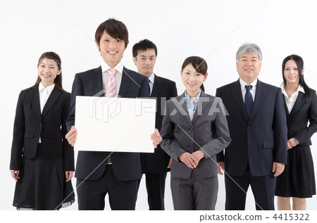 Six business teams in suit Six business teams in suit 4415322