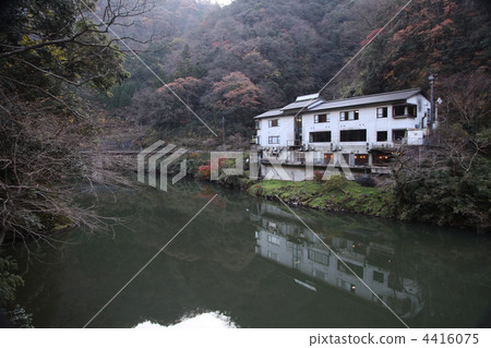 立川海峽島根縣出雲市縣立自然公園自然寶藏河神戶河 立川海峽島根縣出雲市縣立自然公園自然寶藏河神戶河 4416075