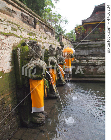Bathing ground of Bali Islands Goa Gajah ruins 4416234