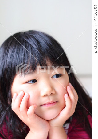 Facial expression of a girl (think) 4416504