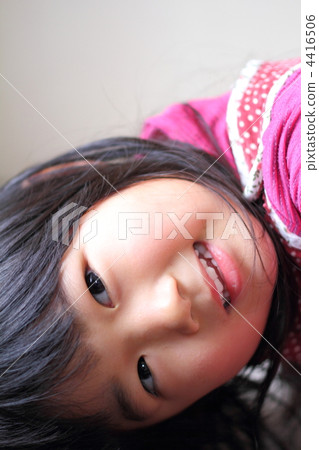 Facial expression of a girl (peep on) 4416506