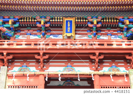 Tower of Kunozan Toshogu Shrine Tower of Kunozan Toshogu Shrine 4418151