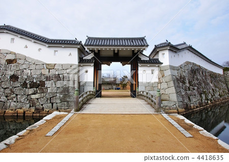 Ako城堡Honmaru Keishin門 4418635