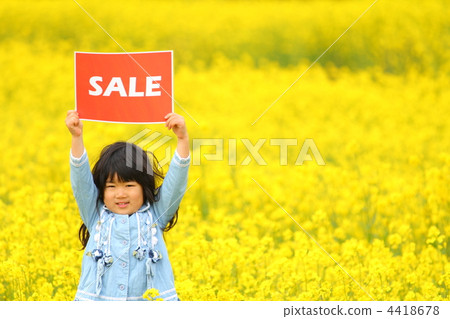 春季促銷（女孩）的形象 4418678