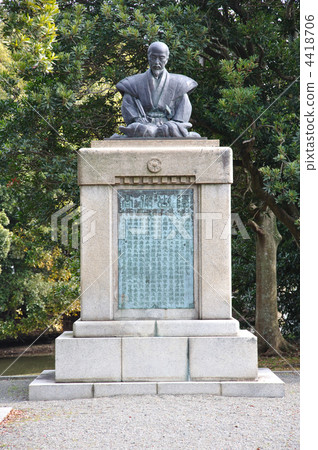 Ako castle · Yamaga Norikoi statue 4418706