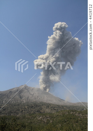 櫻島的火山爆發 4419712