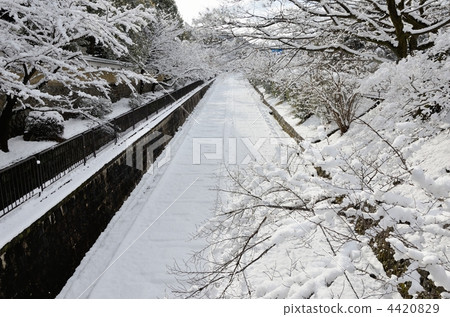 京都，琵琶湖運河，雪墨線 4420829