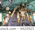 Steam locomotive operator's cab 4420925