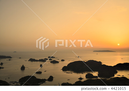 Kujuku-jima晚上視圖 Kujuku-jima晚上視圖 4421015