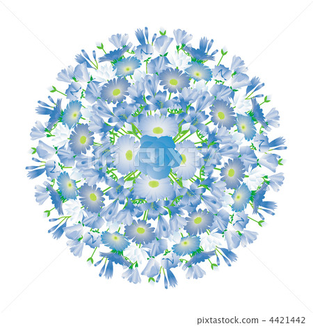 Flower Mandala · Blue 4421442