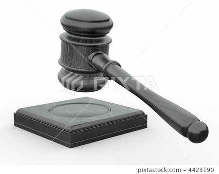 Judge gavel on white isolaed background Judge gavel on white isolaed background 4423190