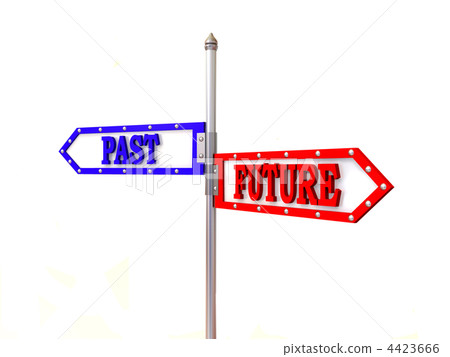 blank arrows directions. Future and past blank arrows directions. Future and past 4423666