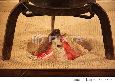 Charcoal on fire Charcoal on fire 4424587