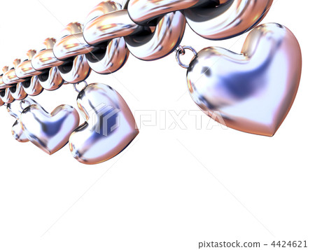 Chain with  hearts 4424621