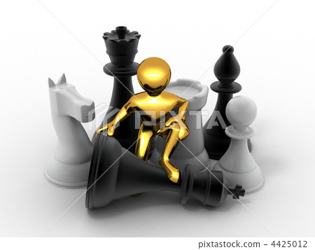 Men with chess Men with chess 4425012