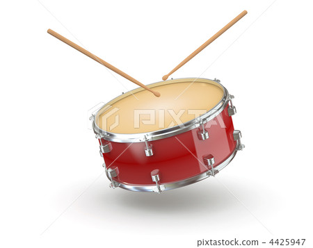 Drum and drumsticks Drum and drumsticks 4425947