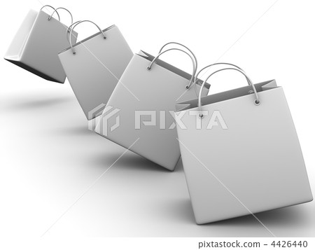 Shopping bags. 3d 4426440