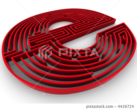 symbol for internet. Labyrinth 4426724