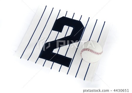 Baseball ball and shirt number 4430651