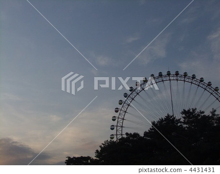 孤獨的日落天空 4431431